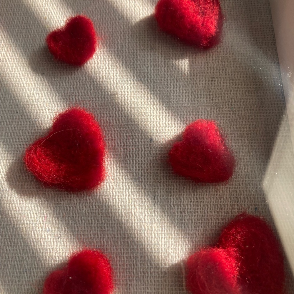 Wool Hearts - Picture 3 of 3